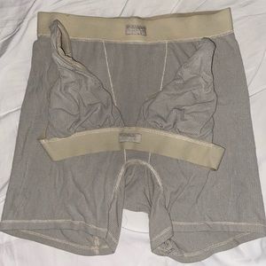 Skims cotton collection Talc set bralette boxer